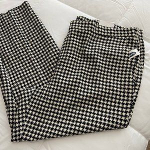 NWT - OLD NAVY - HARPER BLACK/WHITE HOUNDSTOOTH PANT - size 18